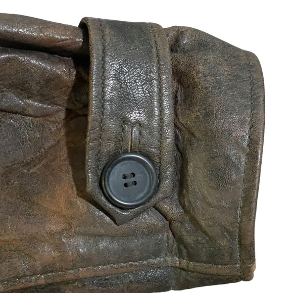 RARE UNISEX VTG AVIREX LTD FLIGHT LEATHER JACKET HI SPEED LOW LEVEL FLIGHT - Picture 8 of 16